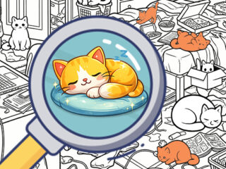 Find the Kitten: Spot the Cat